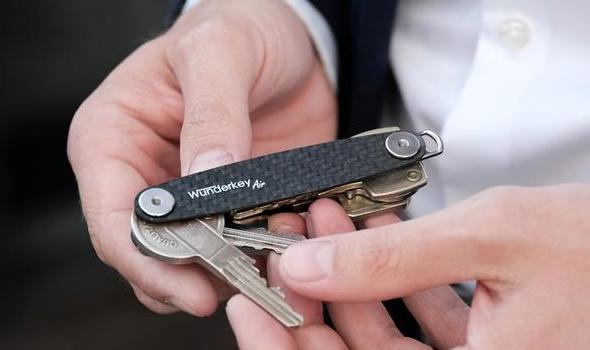 Wunderkey Exclusive Aluminium (2-8 Schlüssel) – der Schlüssel-Organizer  Made in Germany in Premium Qualität, Key-Organizer, Schlüssel-Etui